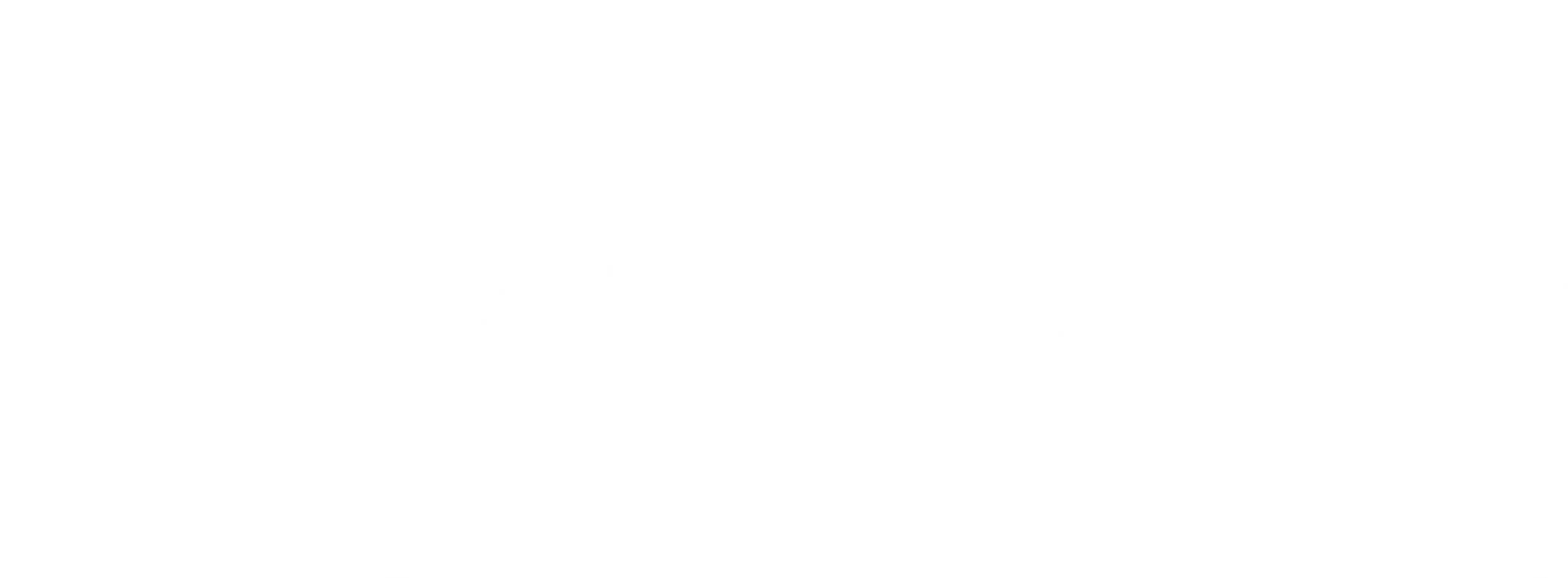 Logo de Estrategias y Mercadeo Footer